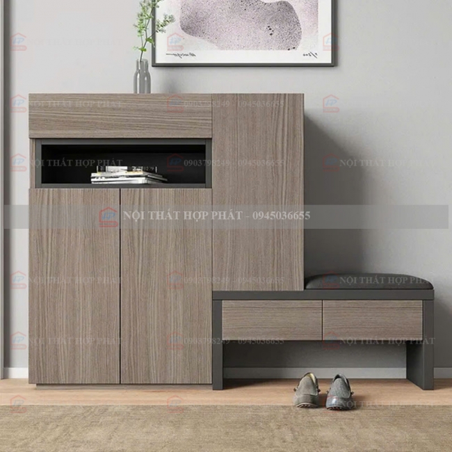 Tủ Giầy Hiện Đại Gỗ TGG040